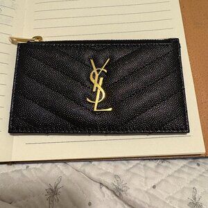Saint Laurent Quilted Card Pouch